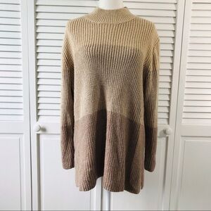 2/$25 CALVIN KLEIN Tan Brown Sweater Size Extra Large